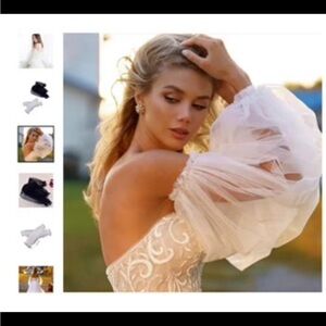 Assortment of Temporary Bridal Sleeves